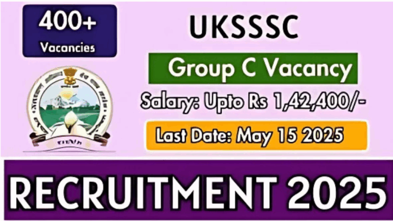 UKSSSC Group C Job 2025: Sarkari Job Result, Cut-Off Marks & Release Date Details