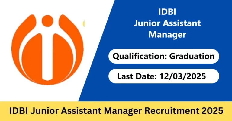 IDBI Bank Junior Assistant Manager Online Form 2025: Complete Guide for Aspiring Candidates