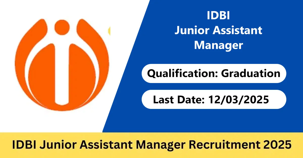 IDBI Bank Junior Assistant Manager Online Form 2025: Complete Guide for Aspiring Candidates